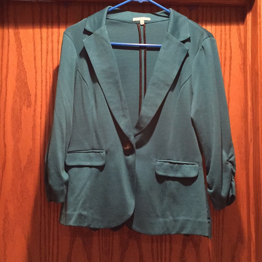 Teal blazer